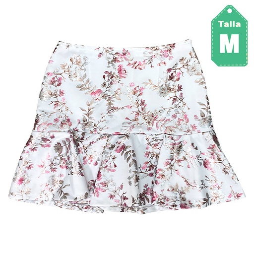 [2962] Falda Floral- M