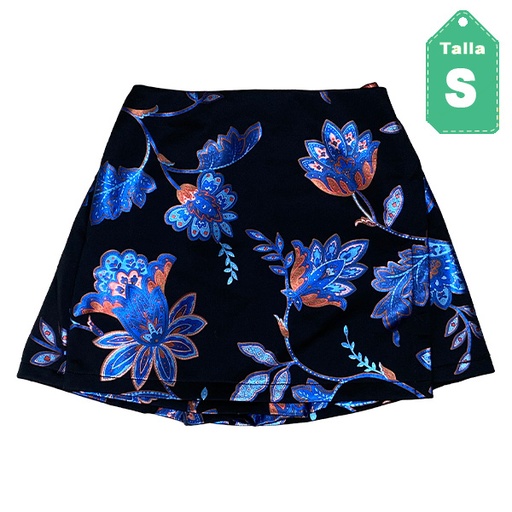 [2964] Falda Short Estampado- S