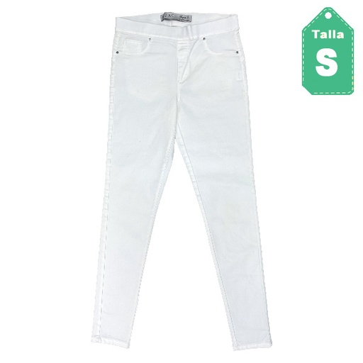 [2967] Pantalon DenimG Marfil- S