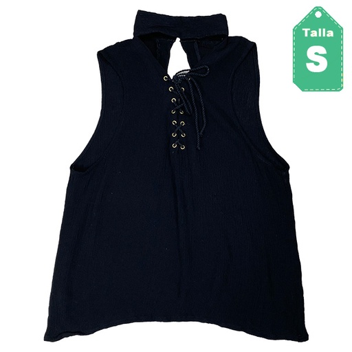 [2993] Blusa The Rack Negro- S