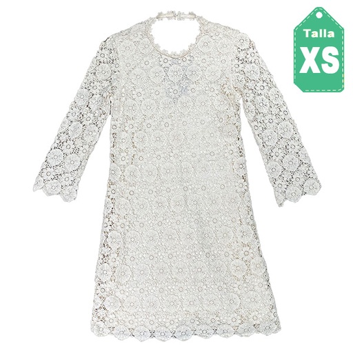 [3009] Vestido Zara Encaje- XS