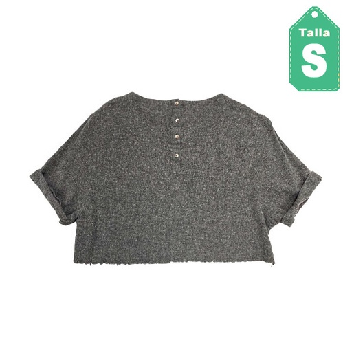 [3021] Blusa Zara Gris- S