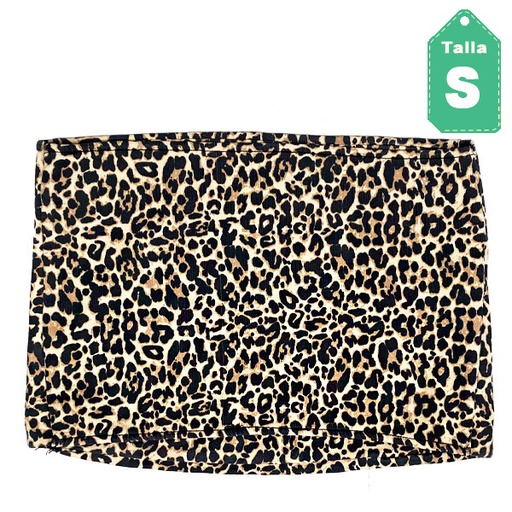 [3079] Crop Top Bershka Animal Print- S