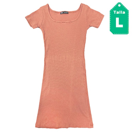 [3088] Vestido Zara Nude- L