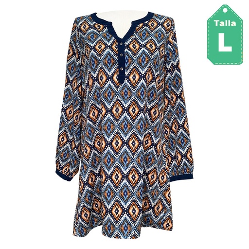 [3120] Bluson Skies Estampado- L