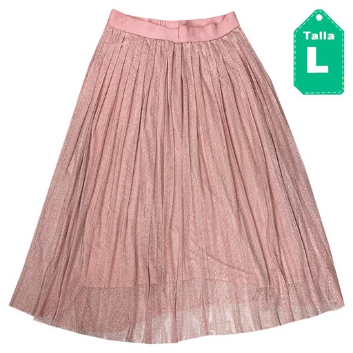 [3112] Falda Pull&Bear Palo Rosa- L