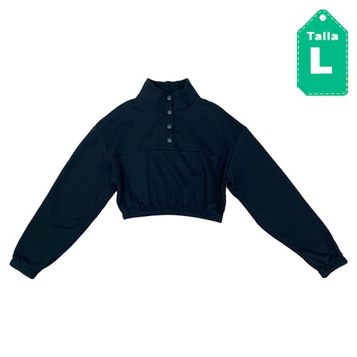 [3109] Sweater Anwnd Negro- L