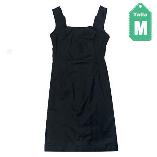 [3107] Vestido Melao Negro- M