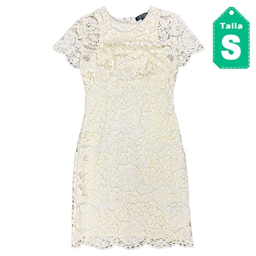 [3123] Vestido Ralph Lauren Marfil- S
