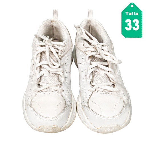 [3168] Zapatos New Balance Blanco- 33