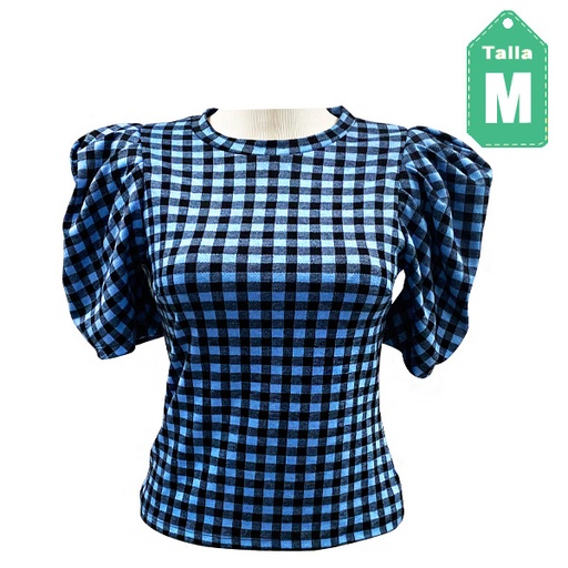 [3171] Blusa Haute Monde Cuadros- M