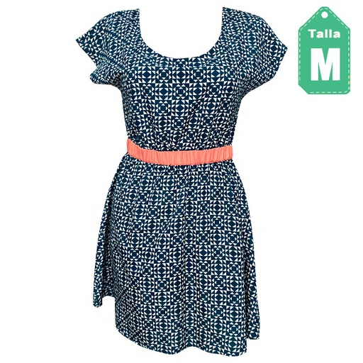 [3175] Vestido Roxy Estampado- M