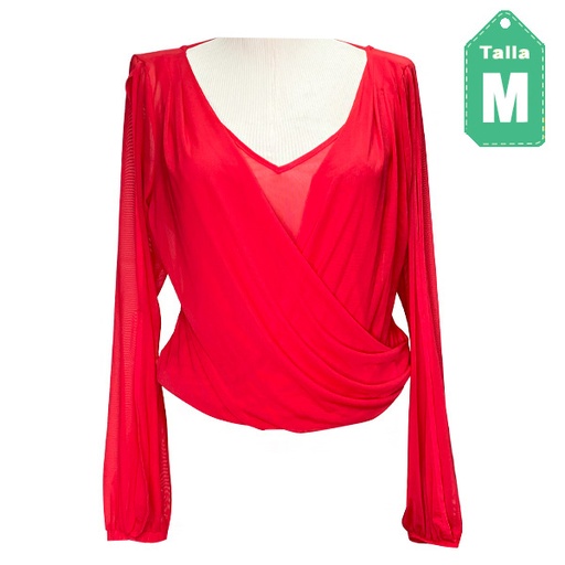 [3240] Blusa Bebe Rojo- M