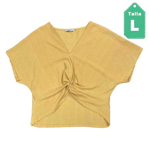 [3241] Blusa Zara Mostaza- L