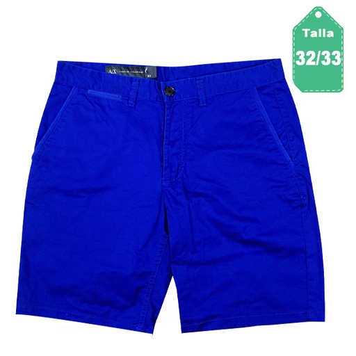 [3248] Short Armani Exchange Azul Rey- 32/33