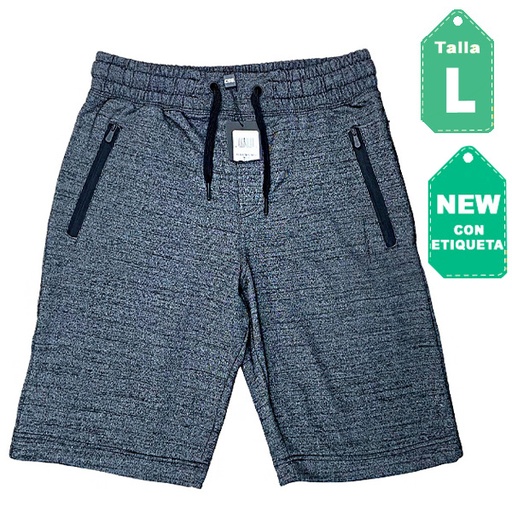 [3256] Short CSG Gris y Negro- L