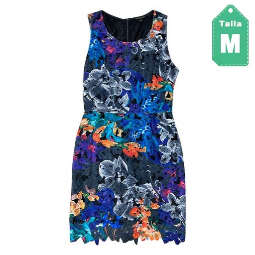 [3231] Vestido Alberto Makali Floral- M