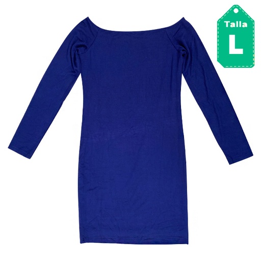 [3229] Vestido Forever21 Azul- L