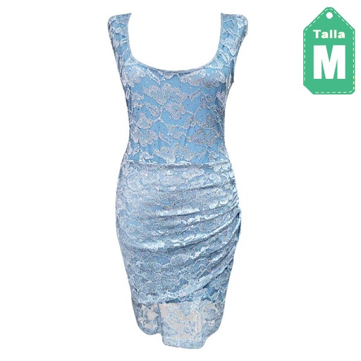 [3230] Vestido Mystic Azul Celeste- M
