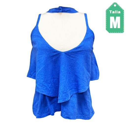 [3291] Blusa Azul Rey- M