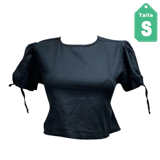 [3292] Blusa La Sabbia Negro- S