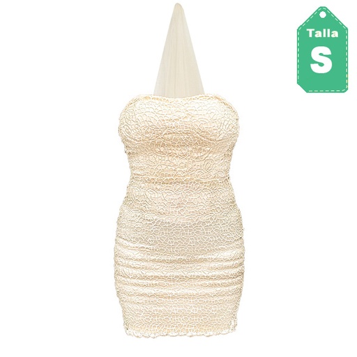 [3301] Vestido de Novia Daysi Champagne- S