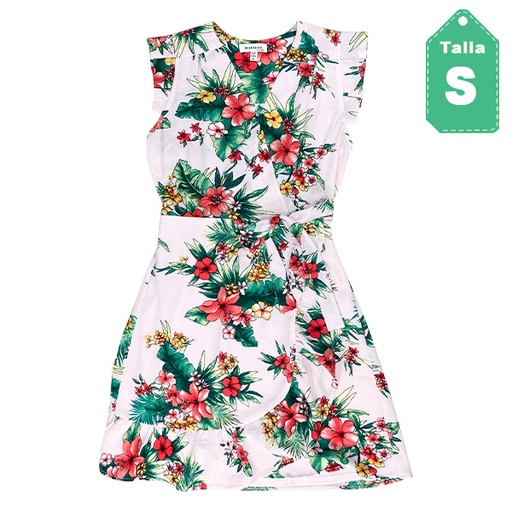 [3333] Vestido Monteau Floral- S