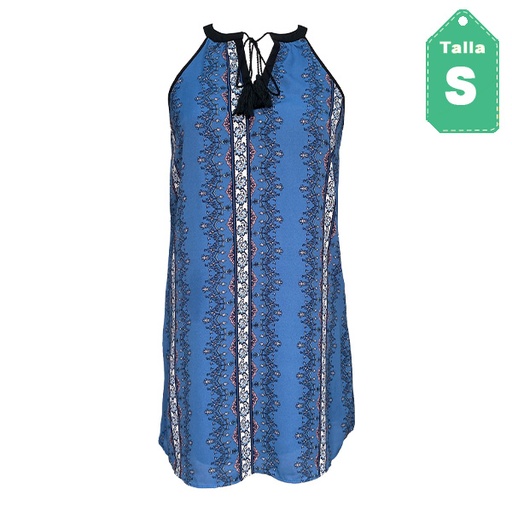 [3331] Vestido PinkRose Estampado- S