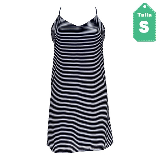 [3328] Vestido Rayas- S