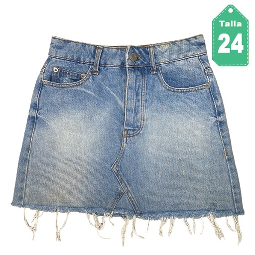 [3342] Falda Bershka Jeans- 24