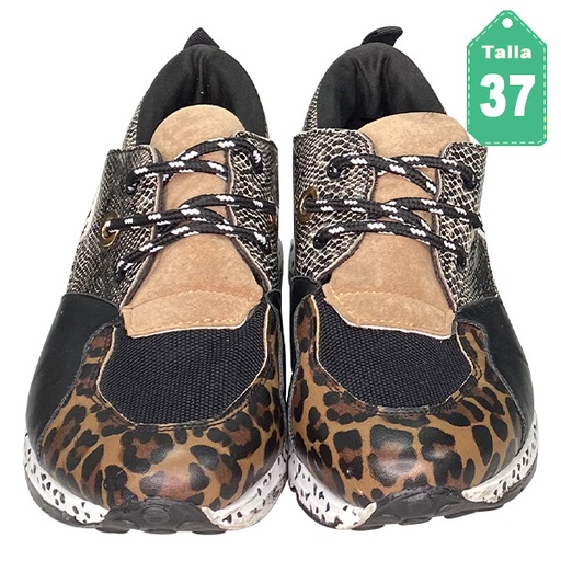 [3352] Zapatos Yoki Animal Print- 37