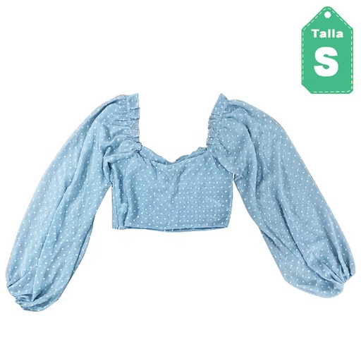 [3361] Crop Top Forever21 Azul- S
