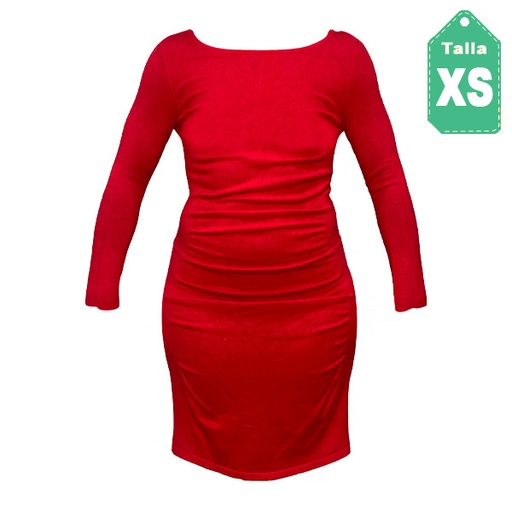 [3376] Vestido Express Rojo- XS