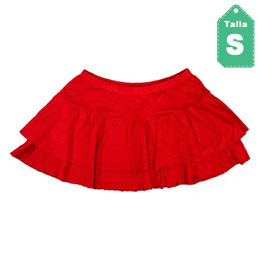 [3388] Falda Express Rojo- S