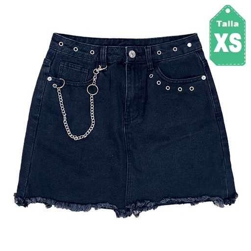 [3378] Falda Shein Negro- XS