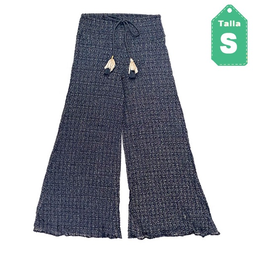 [3387] Pantalon Cosita Linda Negro y Dorado- S