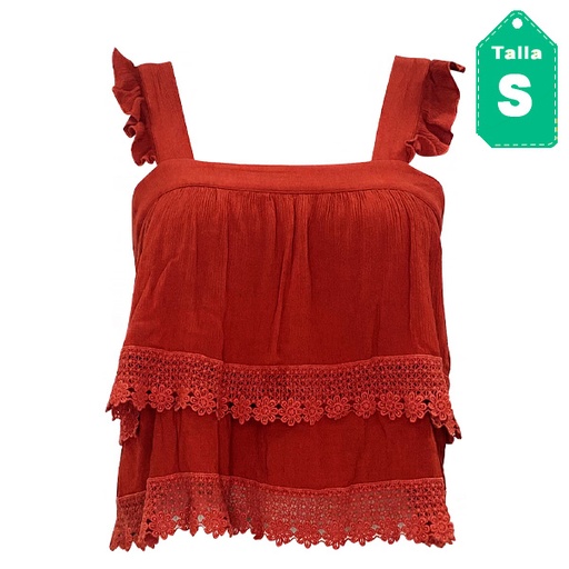 [3415] Blusa Forever21 Terracota- S
