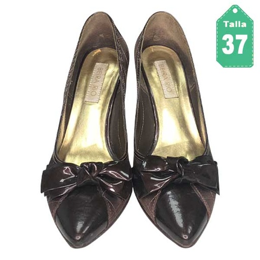 [3406] Tacones Beira Rio Cafe- 37