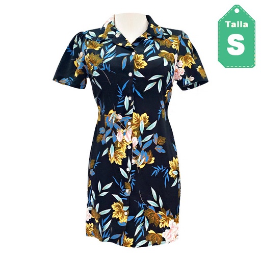 [3422] Vestido Shein Floral- S