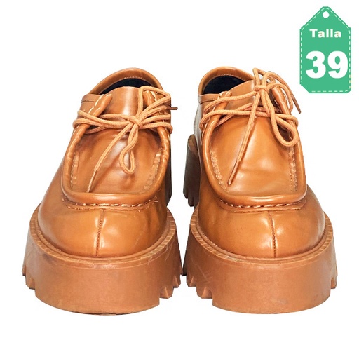 [3417] Zapatos Zara Camel- 39