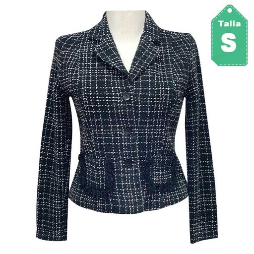 [3440] Blazer Rave Cuadros- S