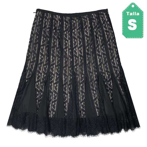 [3441] Falda LOFT Negro- S