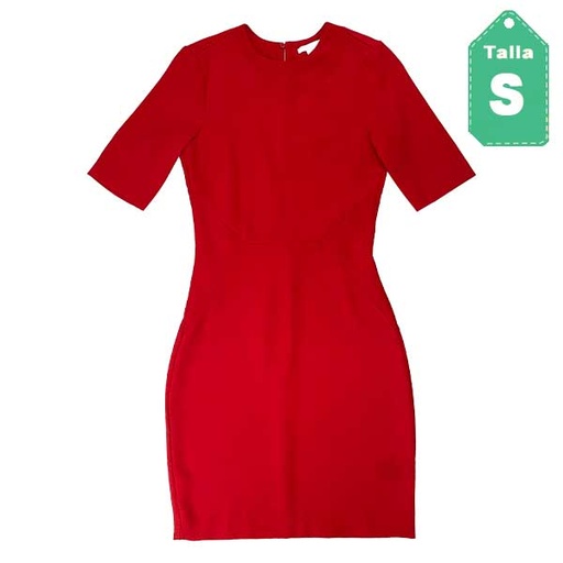 [3431] Vestido HyM Rojo- S