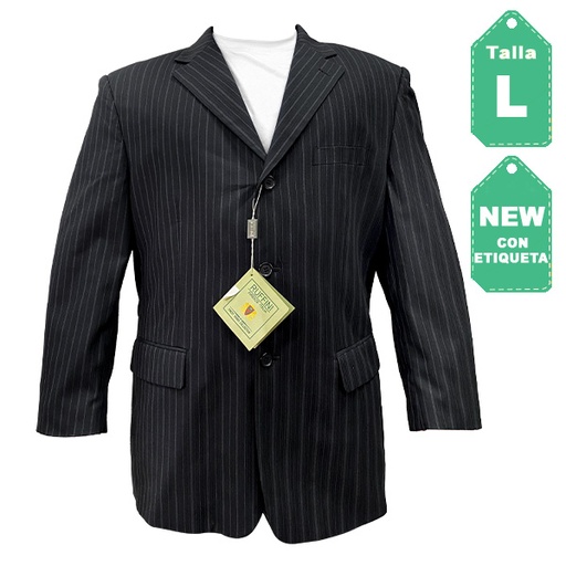 [3495] Blazer Ruffini Negro- L