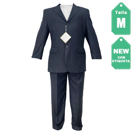 [3493] Conjunto de Traje Ruffini Azul Oscuro- M
