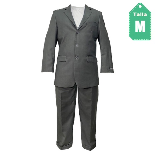 [3492] Conjunto de Traje Suit Gris- M