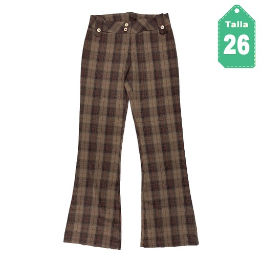 [3507] Pantalon Pomesa Cuadros- 26