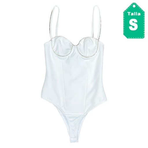 [3609] Body Zara Blanco- S