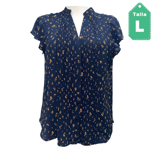 [3655] Camisa HyM Estampada- L