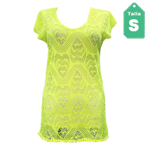 [3640] Vestido Rik Wil Verde Neon- S